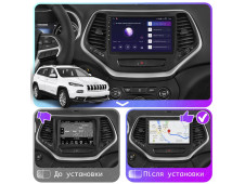 Штатна автомагнітола SoundPlanet TS18-2/32 для JEEP Cherokee V 2013-2018 Wi-Fi GPS  Android 13 QLED 8 core CarPlay+Android auto