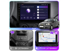 Штатна автомагнітола SoundPlanet М500 4/64Gb для CHEVROLET Aveo 2008-2012 Wi-Fi GPS Android 13 CarPlay + Android auto