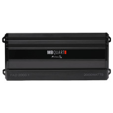 Моноблочний підсилювач MB Quart FA2-2000.1 1х2000Вт @1Ом клас D, DC Sensing, дистанційний бас-контроль