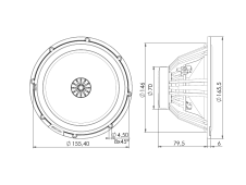 Мідбейс ETON HEX165 6.5
