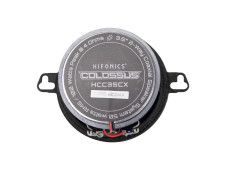 Коаксіальні динаміки HiFonics HCC35CX 3.5 дюйми 2-смугові тканинний конус алюмінієвий твітер