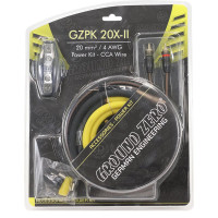 Комплект кабелів Ground Zero GZPK 20X-II 5.2 метра кабель живлення 20 mm² запобіжник 80А
