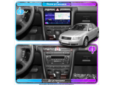 Штатна автомагнітола SoundPlanet TS18-2/32 для AUDI A6, S6 (1999-2004) Wi-Fi GPS  Android 13 QLED 8 core CarPlay+Android auto