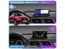 Штатна автомагнітола SoundPlanet TS18-2/32 для AUDI Q3 (2011-2018) Wi-Fi GPS  Android 13 QLED 8 core CarPlay+Android auto