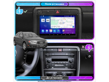 Штатна автомагнітола SoundPlanet М700-2k для AUDI A4 (B6, B7) (2000-2008) 8/128Gb Wi-Fi GPS Android 13 CarPlay + Android auto (2000x1200)QLED
