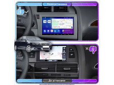 Штатна автомагнітола SoundPlanet М200-2k для AUDI A6 allroad II (C6) (2006-2008) 2/32Gb Wi-Fi GPS Android 13 CP+Android auto (2000x1200) QLED
