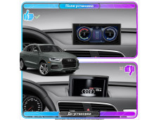 Штатна автомагнітола SoundPlanet High 4/64 для AUDI Q3 (8U) (2013-2019) Android 13 CarPlay