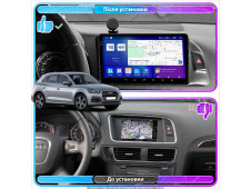 Штатна автомагнітола SoundPlanet М500-2k для AUDI Q5 (2008-2017) 4/64 Gb Wi-Fi GPS Android 13 CP+Android auto (2000x1200)QLED