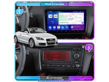 Штатна автомагнітола SoundPlanet М300-2k для AUDI TT (2006-2014) 4/32Gb Wi-Fi GPS Android 13 CP+Android auto (2000x1200)QLED