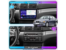 Штатна автомагнітола SoundPlanet TS18-2/32 для BMW 3 серії (E46) (1998-2006) Wi-Fi GPS  Android 13 QLED 8 core CarPlay+Android auto