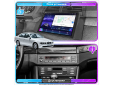 Штатна автомагнітола SoundPlanet TS18-4/64 для BMW 5 серії (E39) (1995-2004) Wi-Fi GPS  Android 13 QLED 8 core CarPlay+Android auto