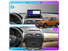 Штатна автомагнітола SoundPlanet TS18-2/32 для BMW X3 (E83) (2004-2012) Wi-Fi GPS  Android 13 QLED 8 core CarPlay+Android auto