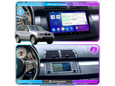 Штатна автомагнітола SoundPlanet М300-2k для BMW X5 (E53) (1999-2006) 4/32Gb Wi-Fi GPS Android 13 CP+Android auto (2000x1200)QLED