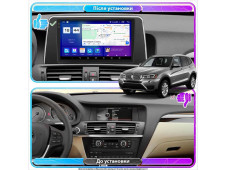 Штатна автомагнітола SoundPlanet М300-2k для BMW X3 II (F25) Рестайлінг 4/32Gb Wi-Fi GPS Android 13 CP+Android auto (2000x1200)QLED
