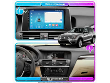 Штатна автомагнітола SoundPlanet М200 для BMW X3 II (F25) Рестайлінг 2014-2017 2/32Gb Wi-Fi GPS Android 13 CarPlay + Android auto