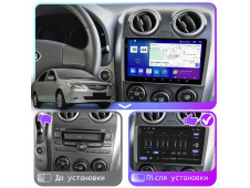 Штатна автомагнітола SoundPlanet М500-2k для BYD G3 (2009-2014) 4/64 Gb Wi-Fi GPS Android 13 CP+Android auto (2000x1200)QLED