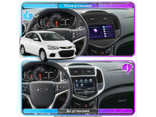 Штатна автомагнітола SoundPlanet TS18-2/32 для CHEVROLET Aveo III 2016-2023 Wi-Fi GPS  Android 14 QLED 8 core CarPlay+Android auto