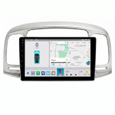 Штатна автомагнітола SoundPlanet М200 2/32Gb для HYUNDAI Accent (2006-2011) Wi-Fi GPS Android 13 CarPlay + Android auto