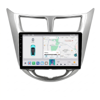 Штатна автомагнітола SoundPlanet М200 2/32Gb для HYUNDAI Accent/Solaris 1 (2010-2016) Wi-Fi GPS Android 13 CarPlay + Android auto