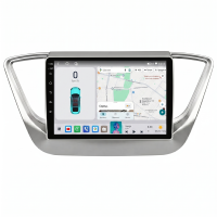 Штатна автомагнітола SoundPlanet М600 6/128Gb для HYUNDAI Accent/Solaris 2 (2016-2018) Wi-Fi GPS Android 13 CarPlay + Android auto