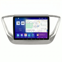 Штатна Автомагнітола SoundPlanet М700-2k 8/128Gb для HYUNDAI Accent/Solaris 2 (2016-2018) Wi-Fi GPS Android 13 CarPlay + Android auto (2000x1200)QLED