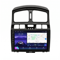 Штатна автомагнітола SoundPlanet TS18-4/32 для HYUNDAI Santa-Fe I (2002-2006) Wi-Fi GPS Android 13 QLED 8 core CarPlay+Android auto