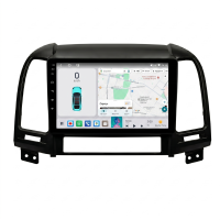 Штатна автомагнітола SoundPlanet М500 4/64Gb для HYUNDAI Santa-Fe II (2006-2012) Wi-Fi GPS Android 13 CarPlay + Android auto